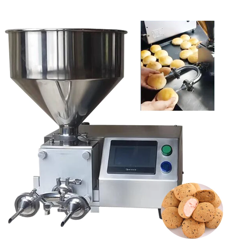 

Commercial Puff Core Injection Machine 110V 220V Electric Cream Injector Cake Jam Filling Machine