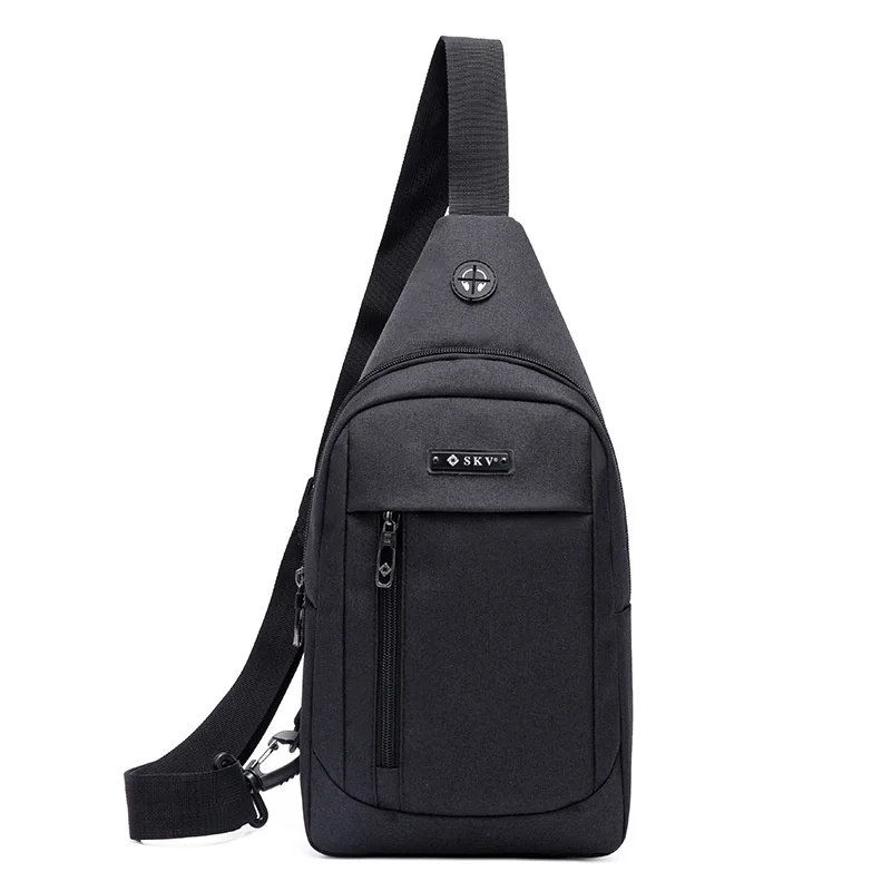 

Chest Fashion Men Pack New Korean Style Casual Nylon Shoulder Bag 2023 Male Simple Trend Crossbody Bags