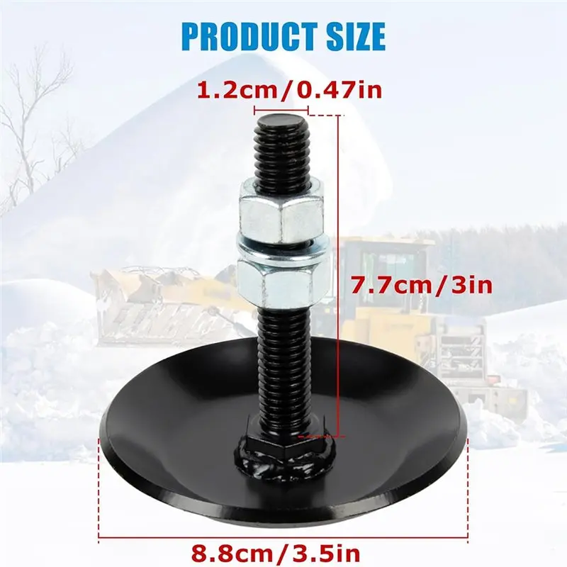 N84r resistente para polaris ranger rzr sportsman atv/utv skid shoes-peças de reposição de arado de neve (substitui 2873423, 2877245-2-pac