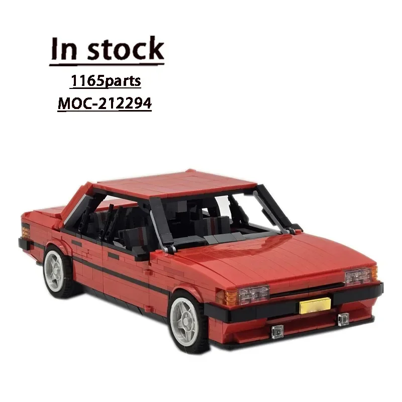 

MOC-212294Red New Sports Car Racing Series Building Block Model1165Parts MOC Creative Boy Kids Birthday Building Blocks Toy Gift