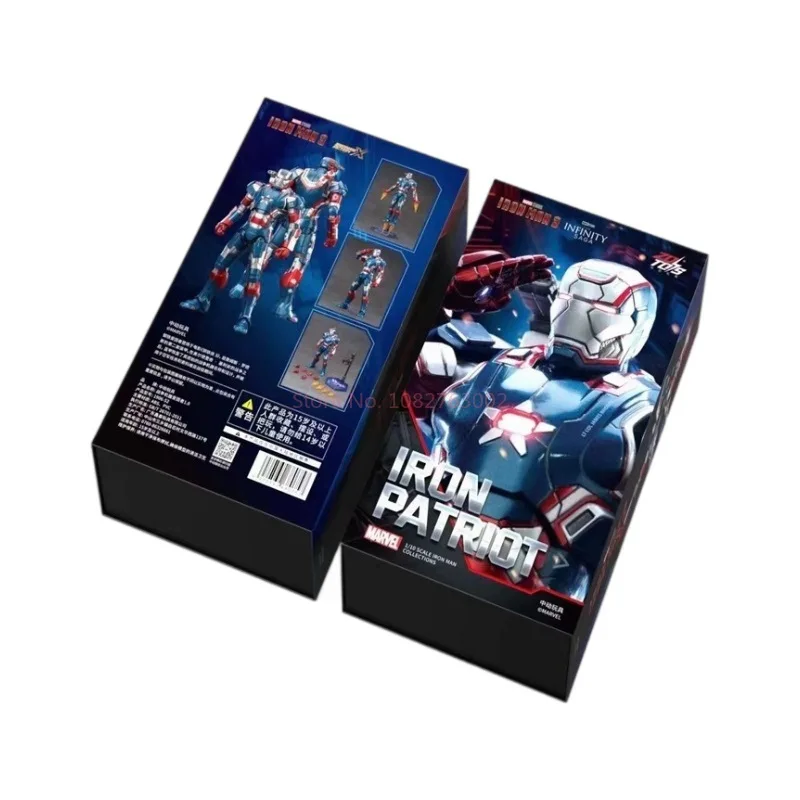 Marvel Iron Patriot 1.0 Model Statue - James Rhodes War Machine - Metal Alloy Avengers Alliance Collectible Iron Man
