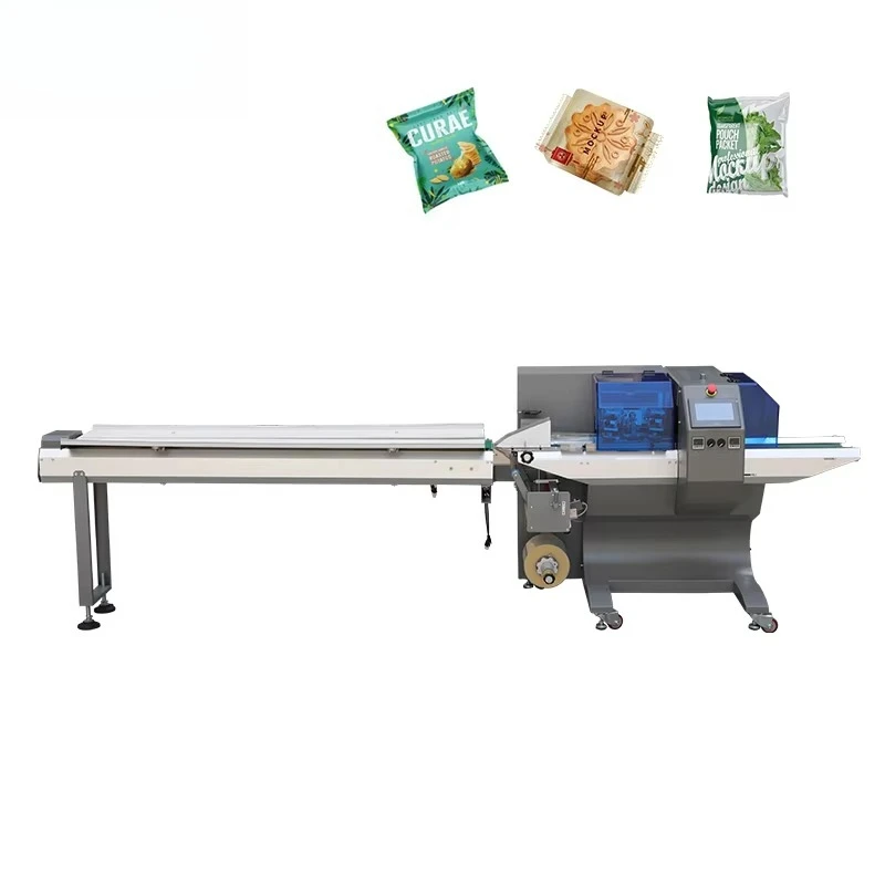 Biscuit Sandwich Flow Packaging Machine High Speed Automatic Pillow Packaging Machine Manufacturing Machine