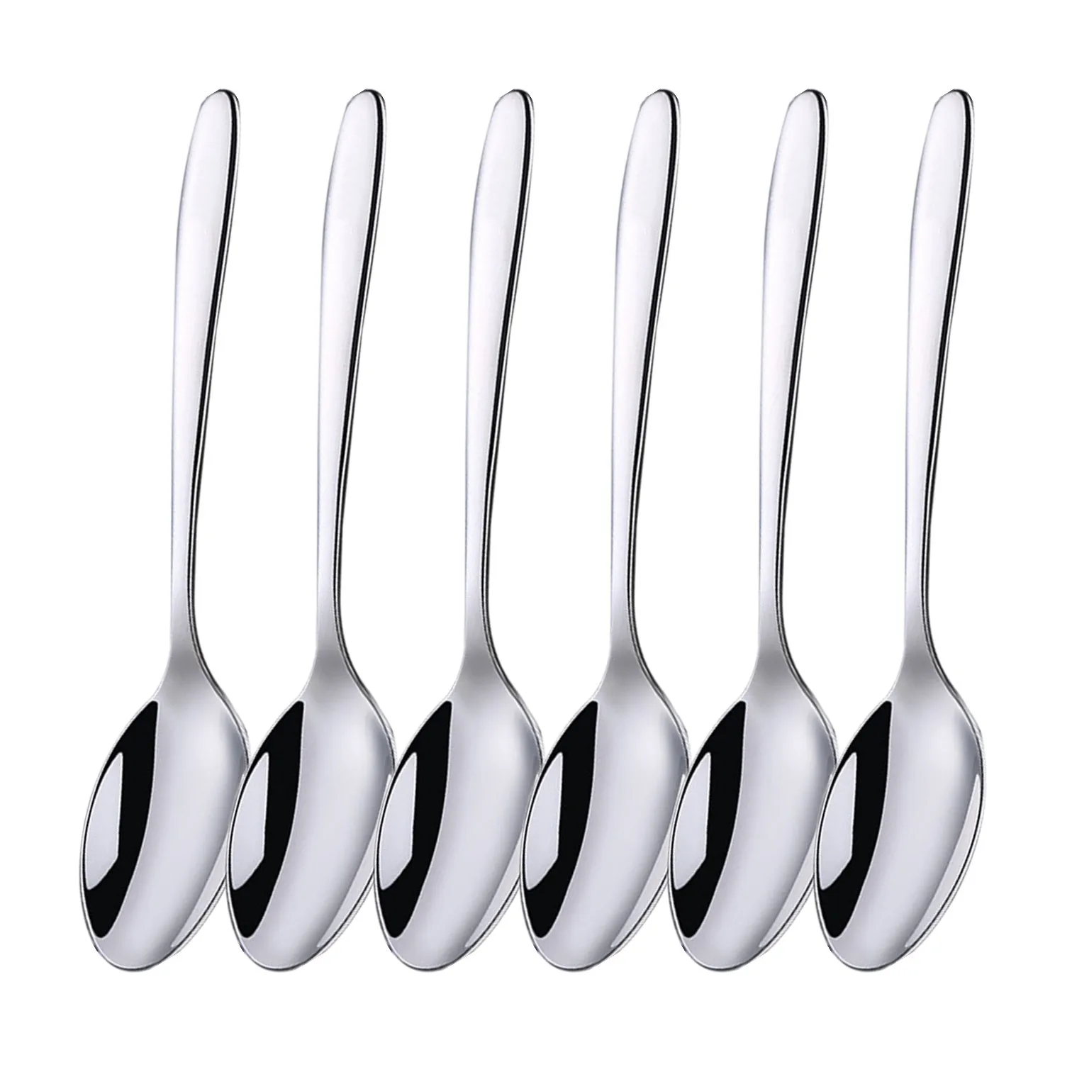 LFGB Certificate 316 Stainless Steel Banquet Dinner Spoon Classical Cutlery Luxury Flatware 6 Pieces of Family Restaurant Ladle