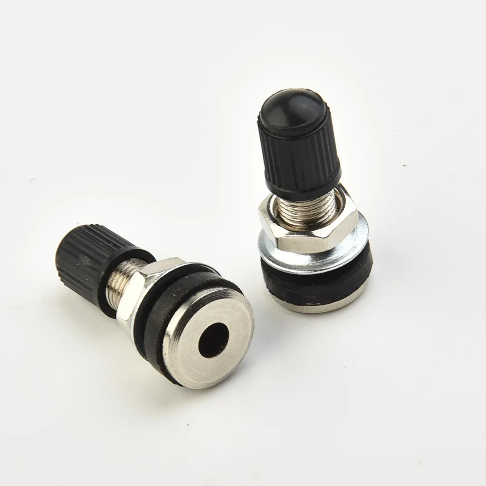 32mm Tubeless Mountain Tyre Valve Dustcap Fits For Motorcycle Scooter Bike Quad Zinc Alloy Tyre Valve Replacement Accessories