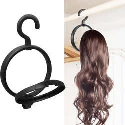 Hängende Perücke stehen für Perücken weiß schwarz Perücke Kleiderbügel für mehrere Perücken haltbare Perücke Halter für Salon Display Wand Perücke Stand halter