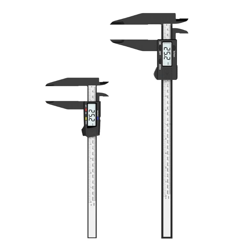 A2BE Carbonfiber Digital Measure 0.1mm Accuracy Royal Measure Change ABS Protective Case