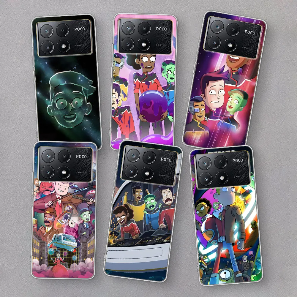 Lower Decks Star Trek Case for Xiaomi Poco X5 X6 X3 F5 M5s F4 GT X4 NFC Pocophone F1 F3 M3 F2 M4 Pro M5 Soft TPU Phone Cover