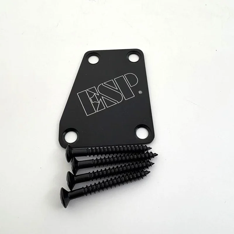 Electric Guitar Neck Plate For E S P Guitar Silver
