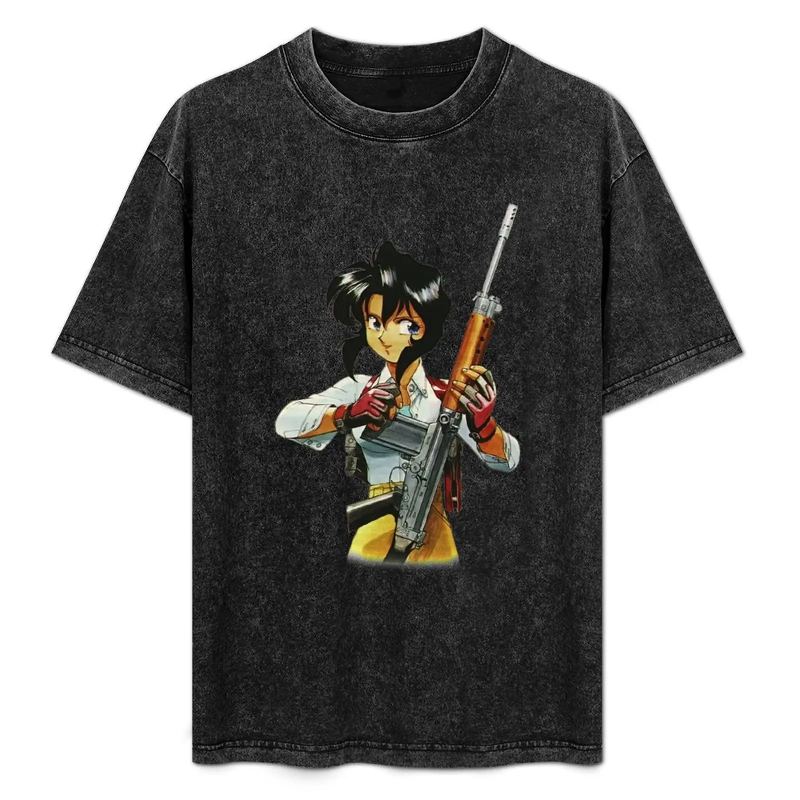 

Irene Rally Vincent Gunsmith Cats T-Shirt Fashion Print Casual Short Sleeve