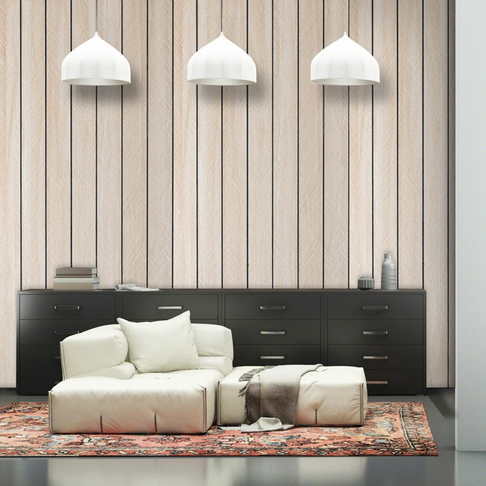 Wood Grain Wall Sticker Roll 40Cm Self Adhesive Faux Wood Panels Peel and Stick Waterproof Decorative Interior Wall Art