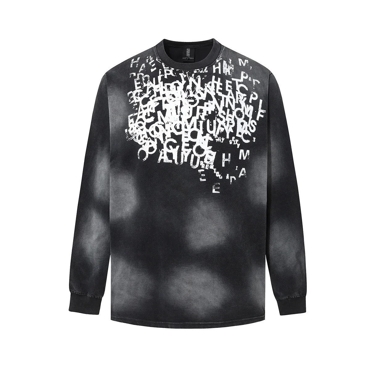 

Футболка мужская оверсайз с длинным рукавом, модная винтажная уличная одежда с принтом в стиле ретро, топ в стиле хип-хоп, Y2K