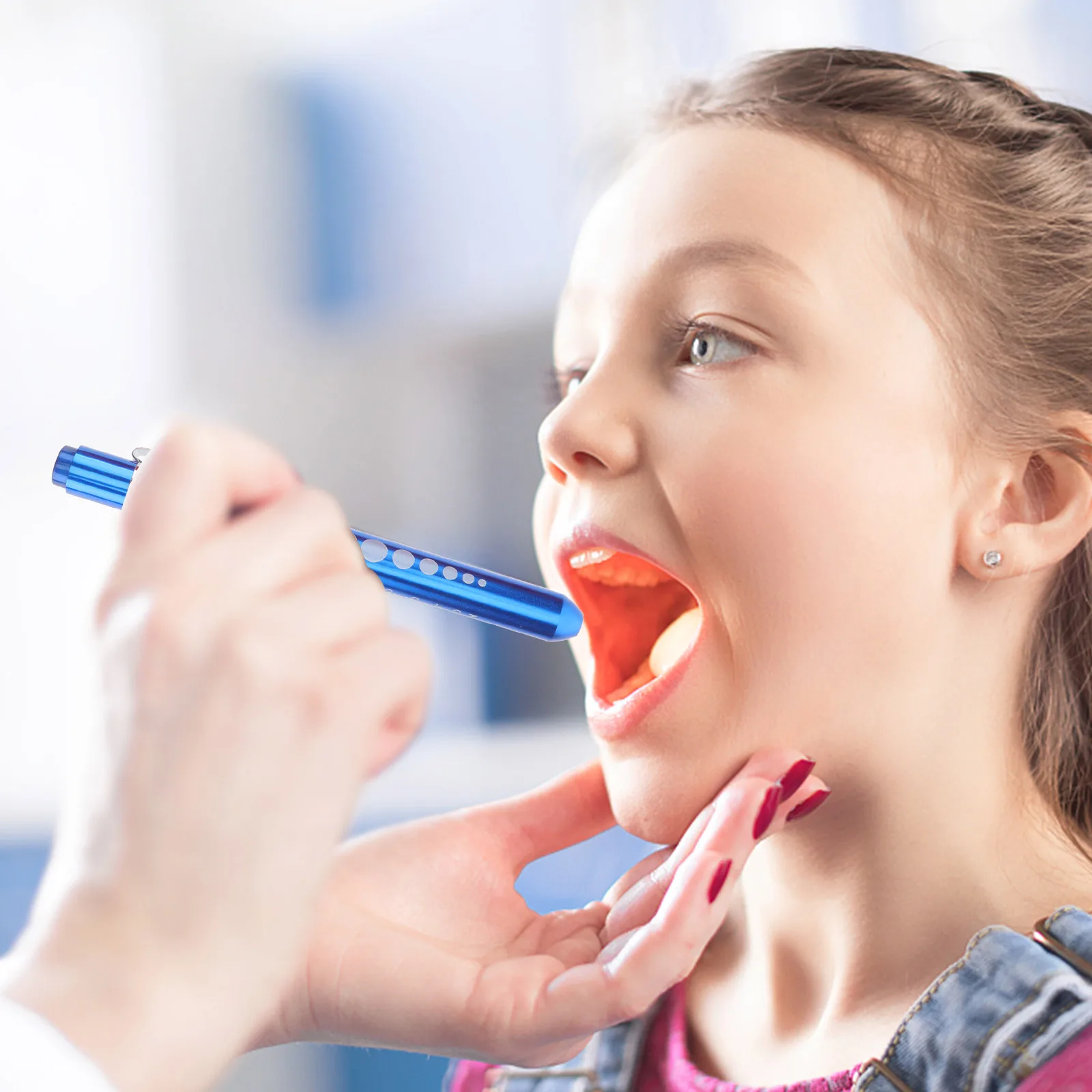 

3pcs Led White Light Reusable Medical Diagnostic Tool Nurses Pocket Clip Pupil Gauge 13.5Cm Operated Handheld