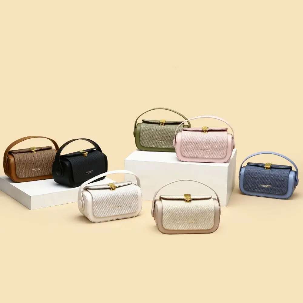 

Classic Black Shoulder Bag Retro Style Large Capacity Flap Handbag Versatile Design Crossbody Bag Casual Occasion