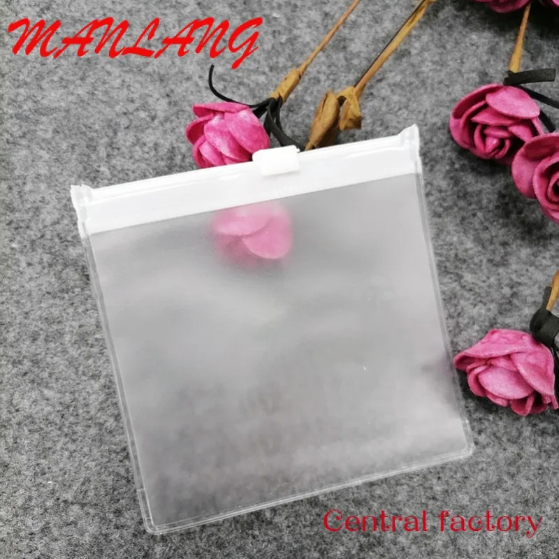 Custom  Custom Logo Fashion Jewelry Packaging Bag,Transparent Small Plastic Zip Lock Bags,Pvc Mini Zipper Pouch