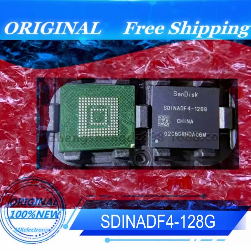 free shipping 1pcs/lot New 100%Original SDINADF4-128G SDINADF4 BGA153 ball EMMC 5.1 128GB in stock