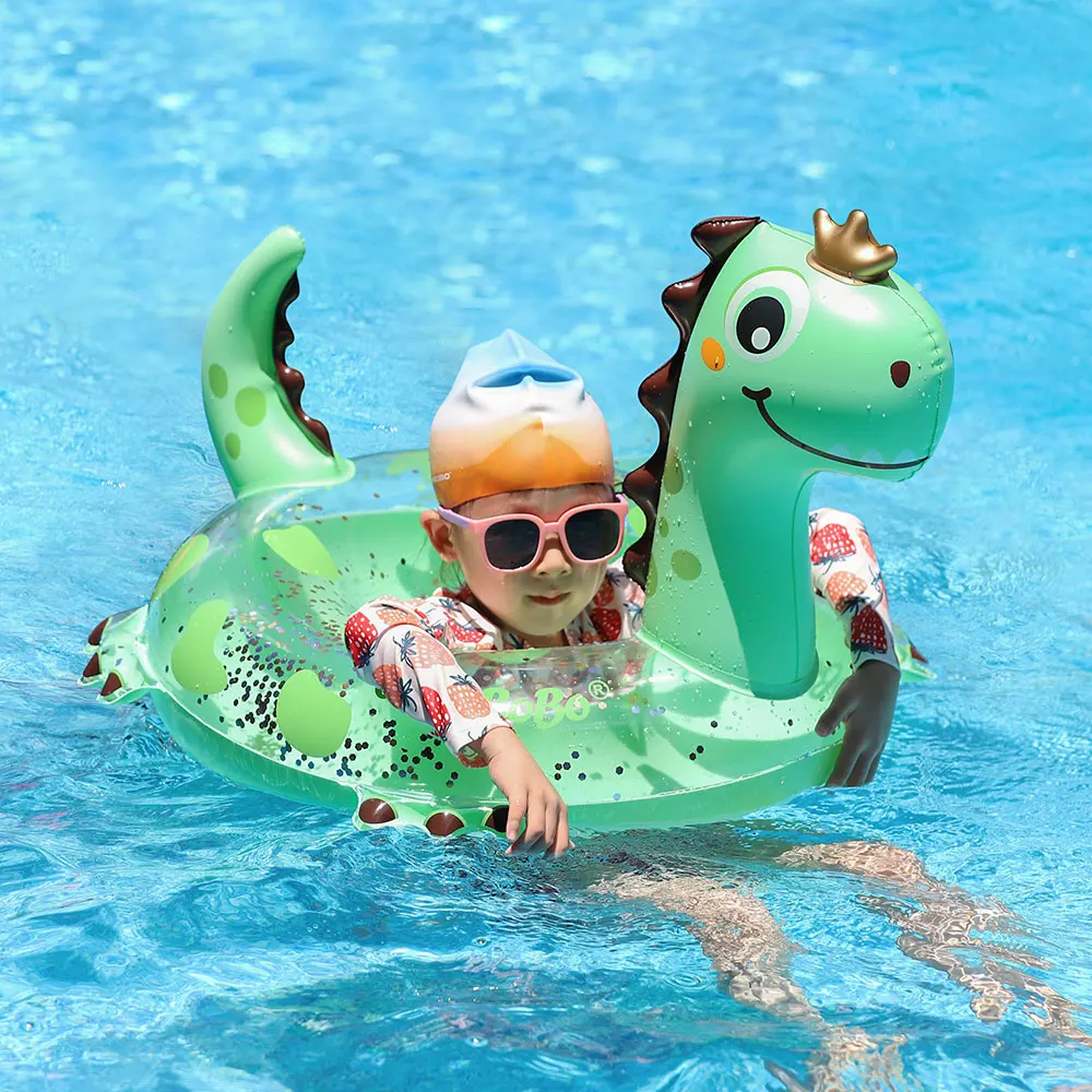 Swimbobo New Style Child Inflatable Dinosaur Cute Swimming Seat Boat Floating Kid Water Toy Baby Swim Rings Pool Float Summer