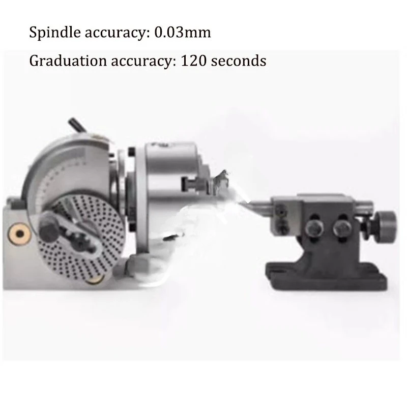 

3 Jaw Chuck Precision Semi Universal Dividing Head For Milling Machine Rotary Tab 4 /5Inch Dividing Head