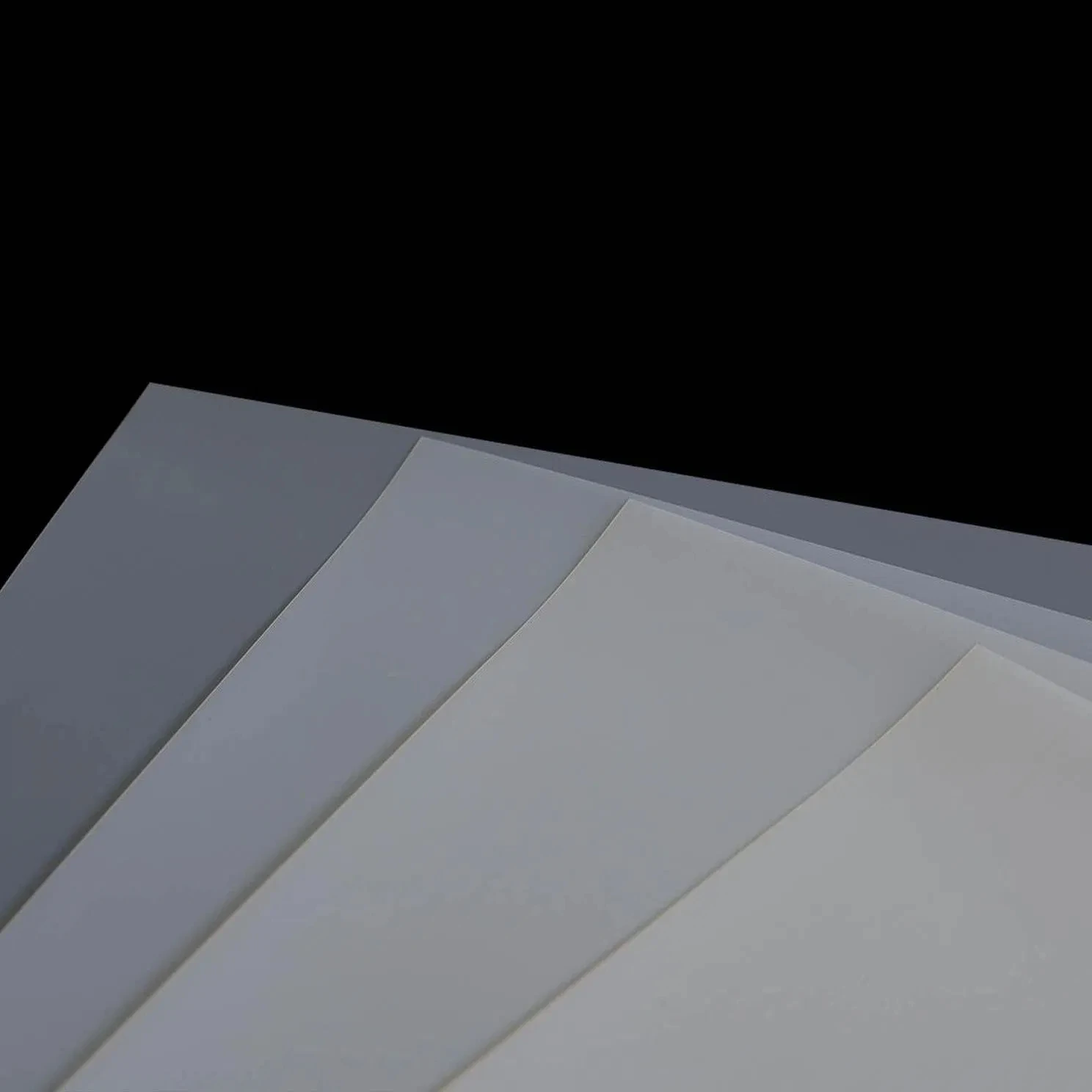 3-20pcs Thickness 0.3/0.4/0.5/0.6mm PP Double-Sided Frosted Semi Transparent Film Endurance Board Processing Customization