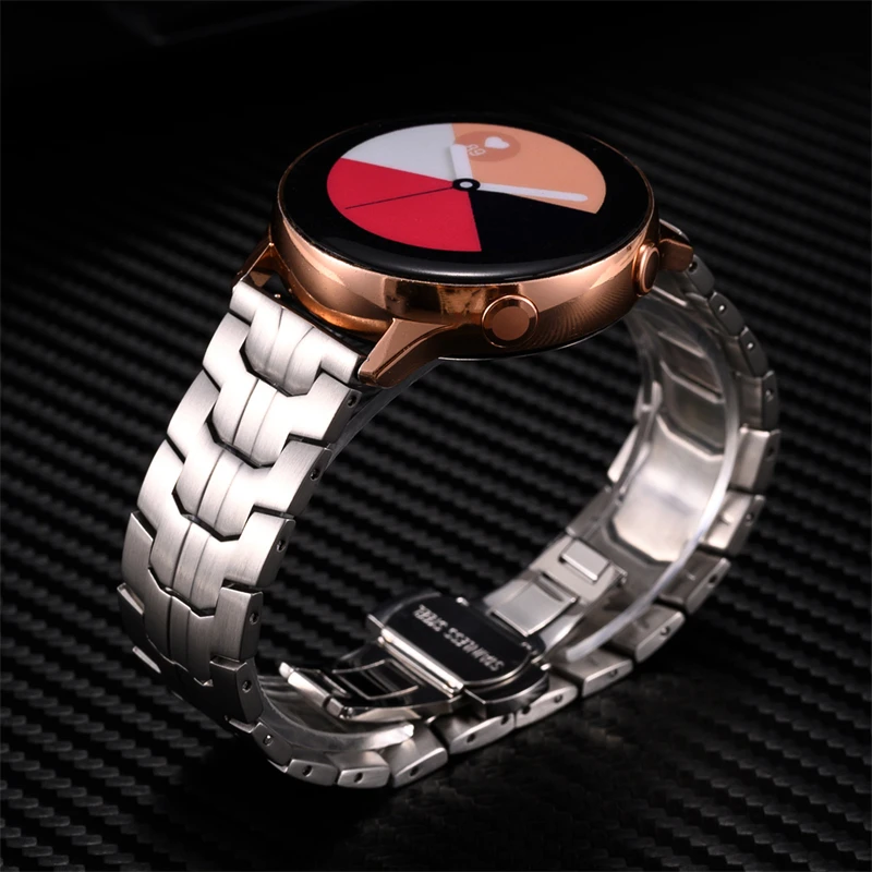 22mm 20mm Metal Band For Samsung Galaxy Watch 7 6 5 4 44mm 40mm Stainless Steel Strap Mens Bracelet For Galaxy 6 Classic 43 47mm