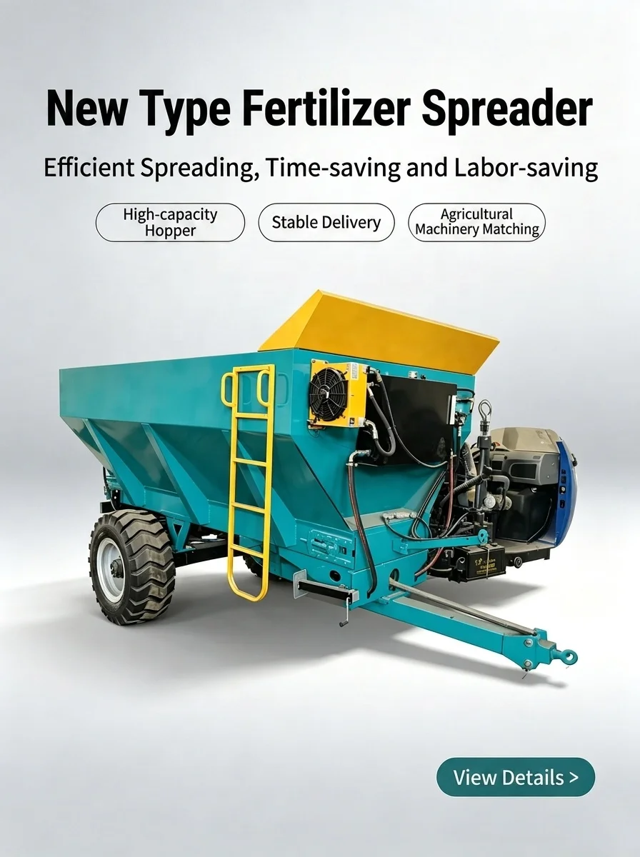 5m Hydraulic Pump Double Disc Rear Unloading Organic Fertilizer Spreader, Manure Throwing Truck, Fertilizer Throwing Machine