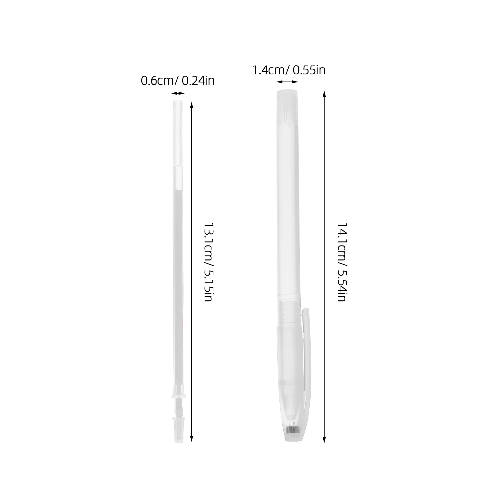 1 Set Heat Erasable Fabric Pens 1Mm Point Disappearing Ink Refill Assorted Colors For Sewing Quilting Dressmaking Water Soluble