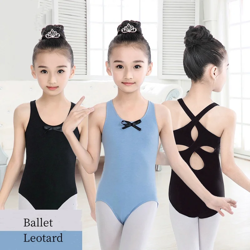 Girls' Ballet practice clothing Sling ballet costumes Kids summer ballet gymnastics Leotard Ballet stage wear outfits Bodysuit