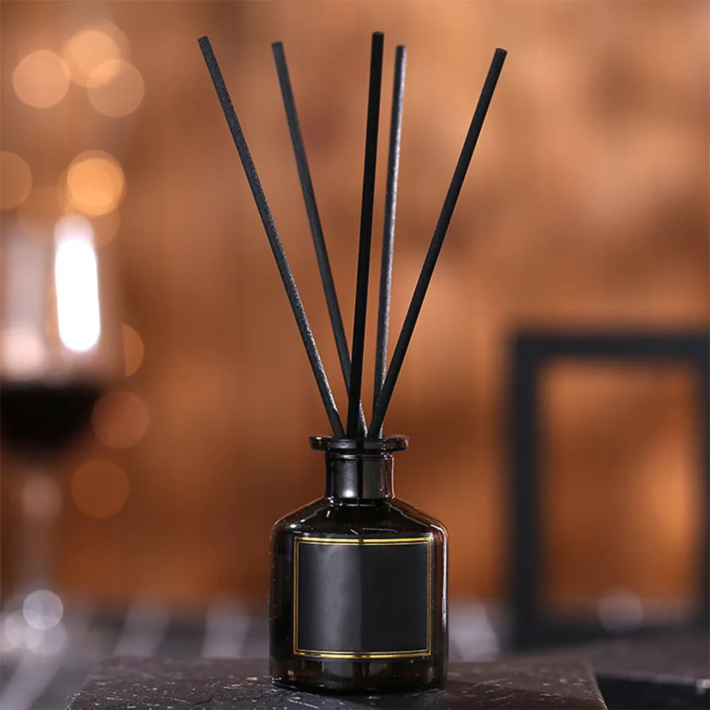 1Set Fireless Essential Oil Diffuser Set Premium Reed Diffuser Sticks for Air Purifying Sanitary Aroma Fragrance Home Ornament
