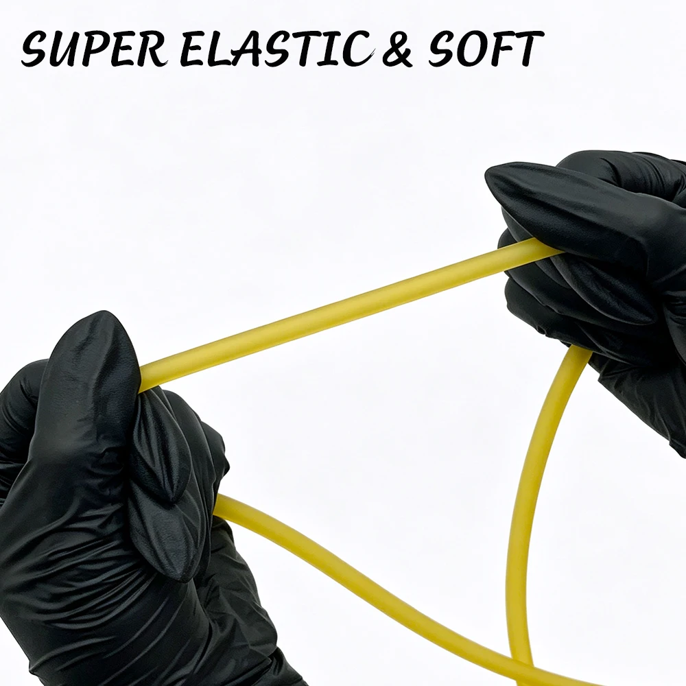 Soft Yellow Latex Tension Hose, Not Easy To Break, For Blood Pressure Cuff & Small Negative Pressure Pipeline, ID 1mm-8mm