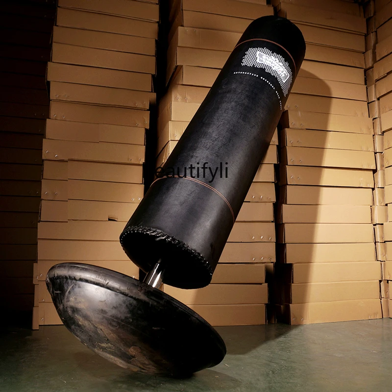 

Vintage Vertical Sandbag Heavy Duty Base Adult Boxing Taekwondo Step Exercise