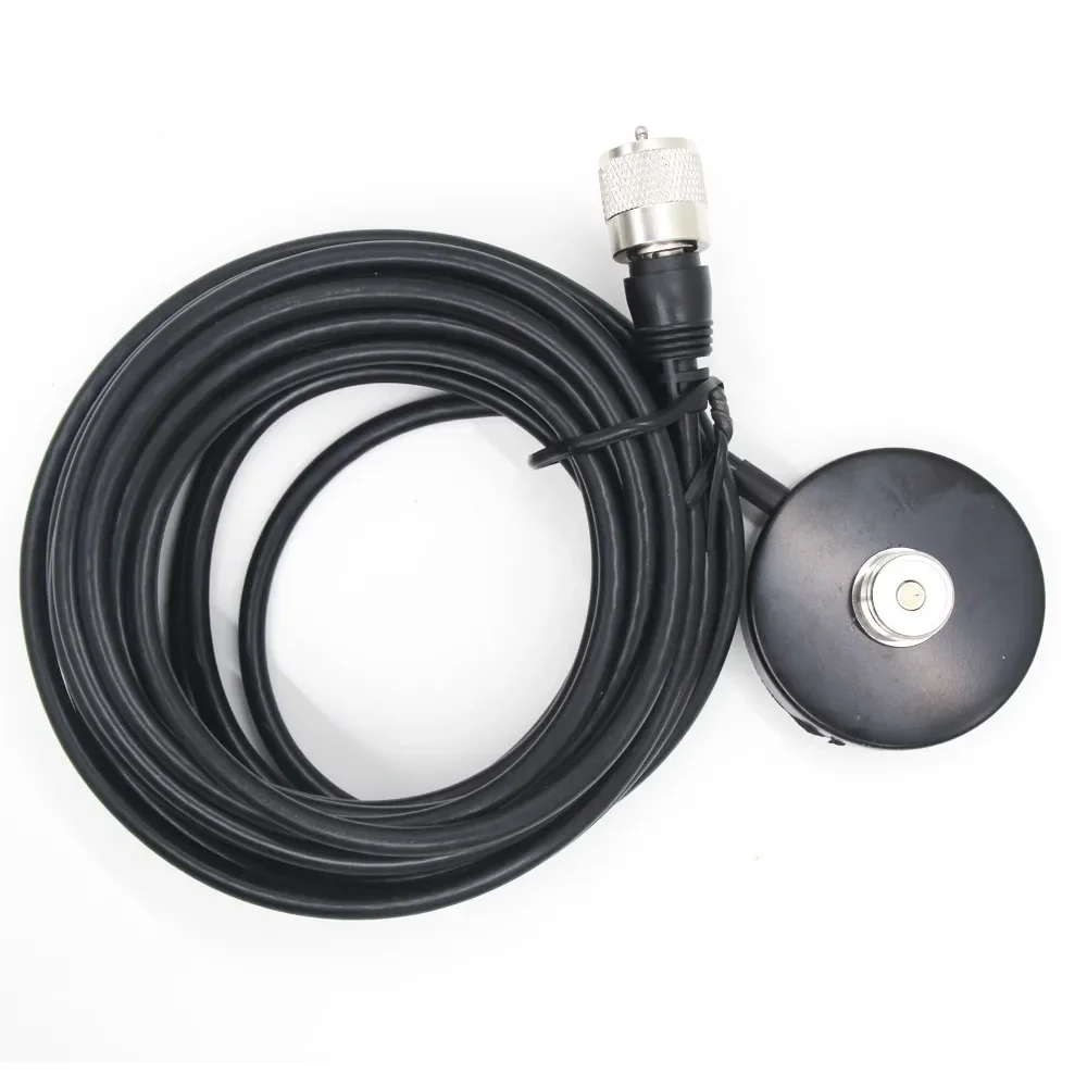 

MB60 PL259 UHF Мужская автомобильная мобильная антенна Коаксиальный кабель МИНИ-основание для QYT KT-7900D BAOJIE BJ-218 Walkie Talkie