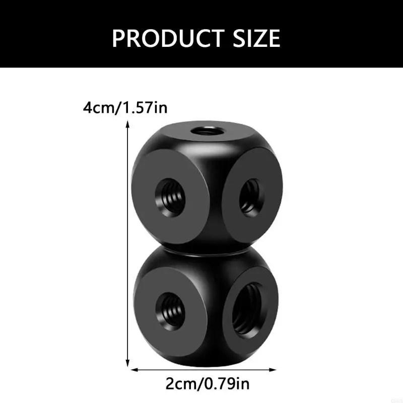 1/4 3/8 محول فتحة ثقب المسمار قوس التركيب ل DSLR قفص مصباح فلاش الحامل شاشة ترايبود ميكروفون حامل