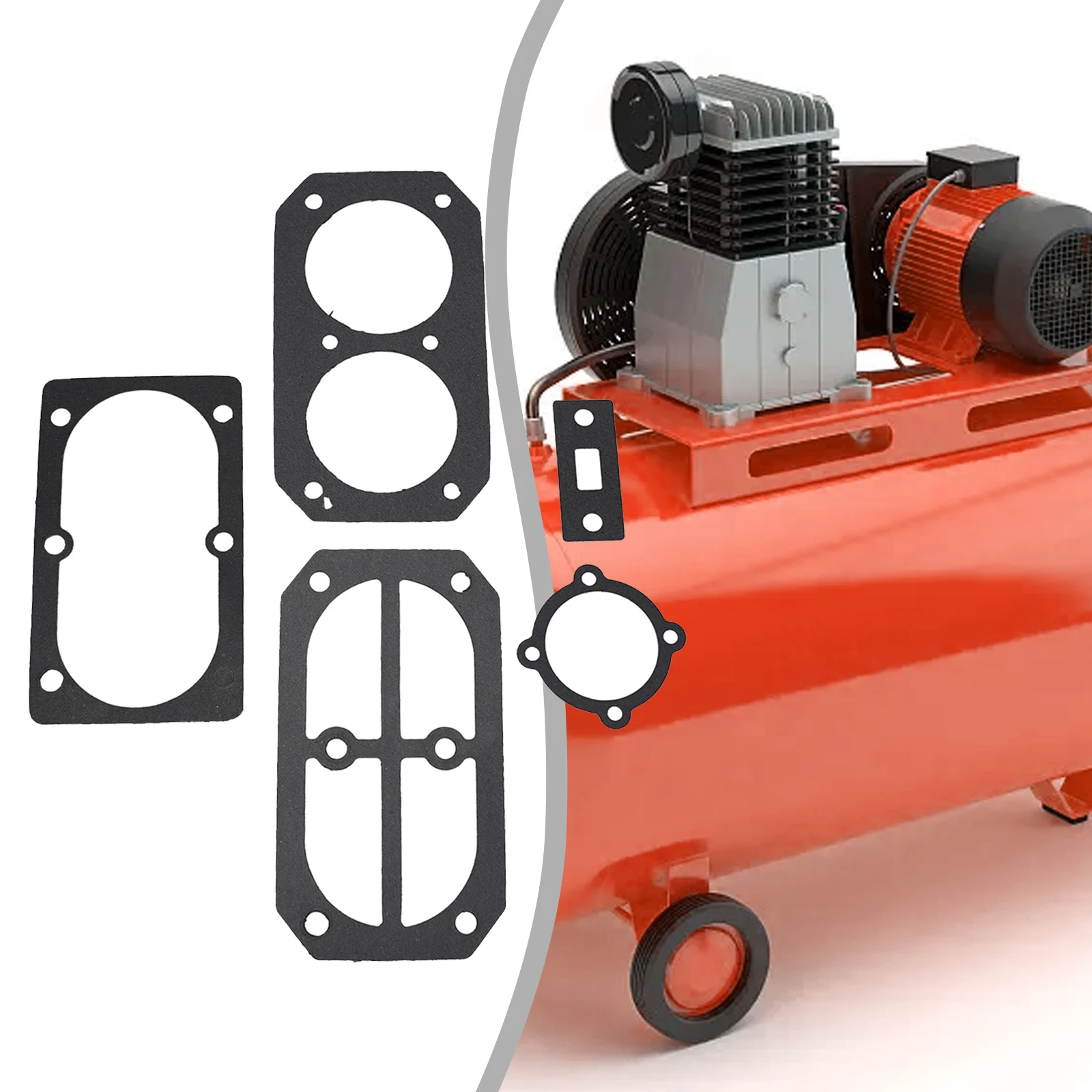 Air Compressor Valve Plate Gaskets Washers Plastic Cylinder Head In Suitable Base Adjustable Applicable Compatible Fit