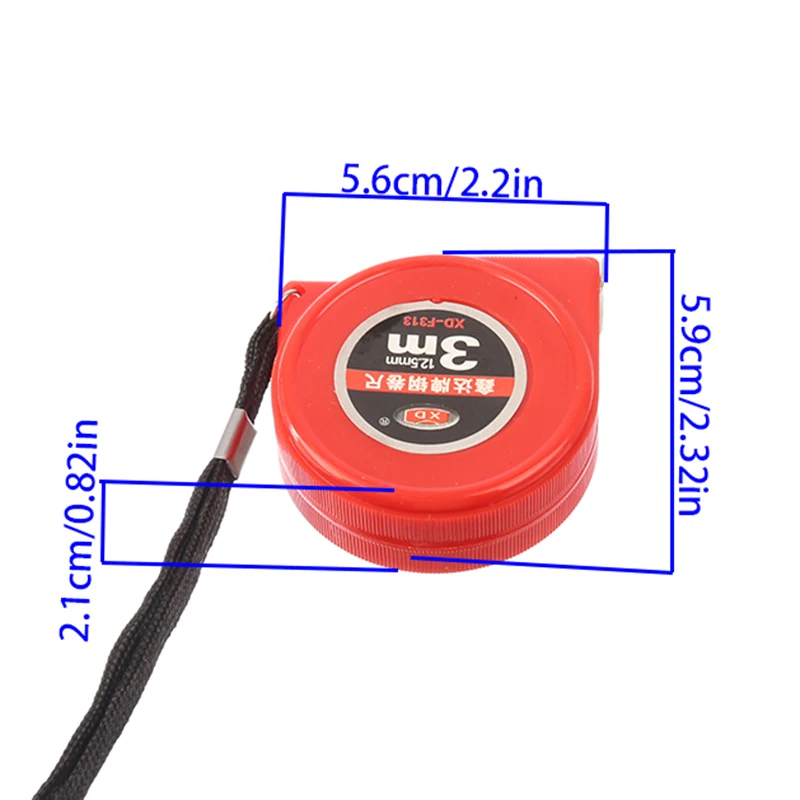 3M Maßband Metrisches Stahl-Messlineal Entfernungsmesswerkzeug Messlineal Stahlband Länge Metall-Messwerkzeuge