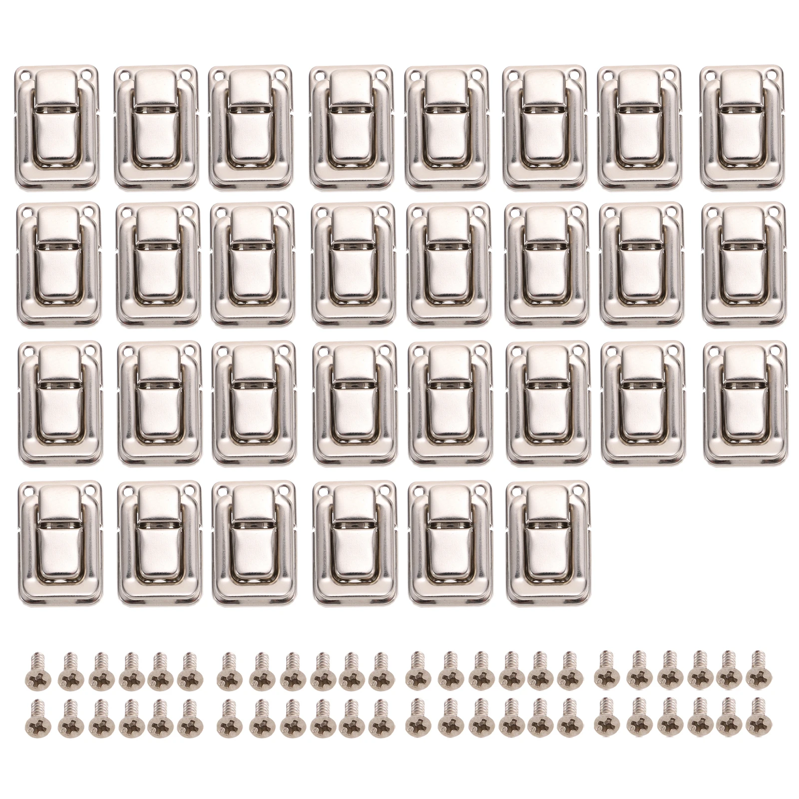 

30pcs Jewelry Box Latch Thicken Iron Anti-Rust Sturdy Clasp For Wooden Boxes Cases Wine Chests Hardware Fastener Buckle