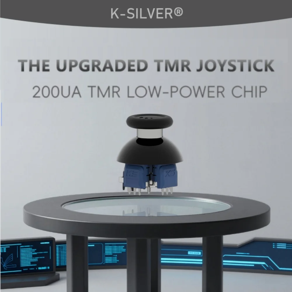 30-80gf Force For PS5 K-SILVER JT13-005 320° Tension Adjustable TMR Magnetic Joystick Anti-drift Stick for PS4/Switch Pro/XBOX - view 5