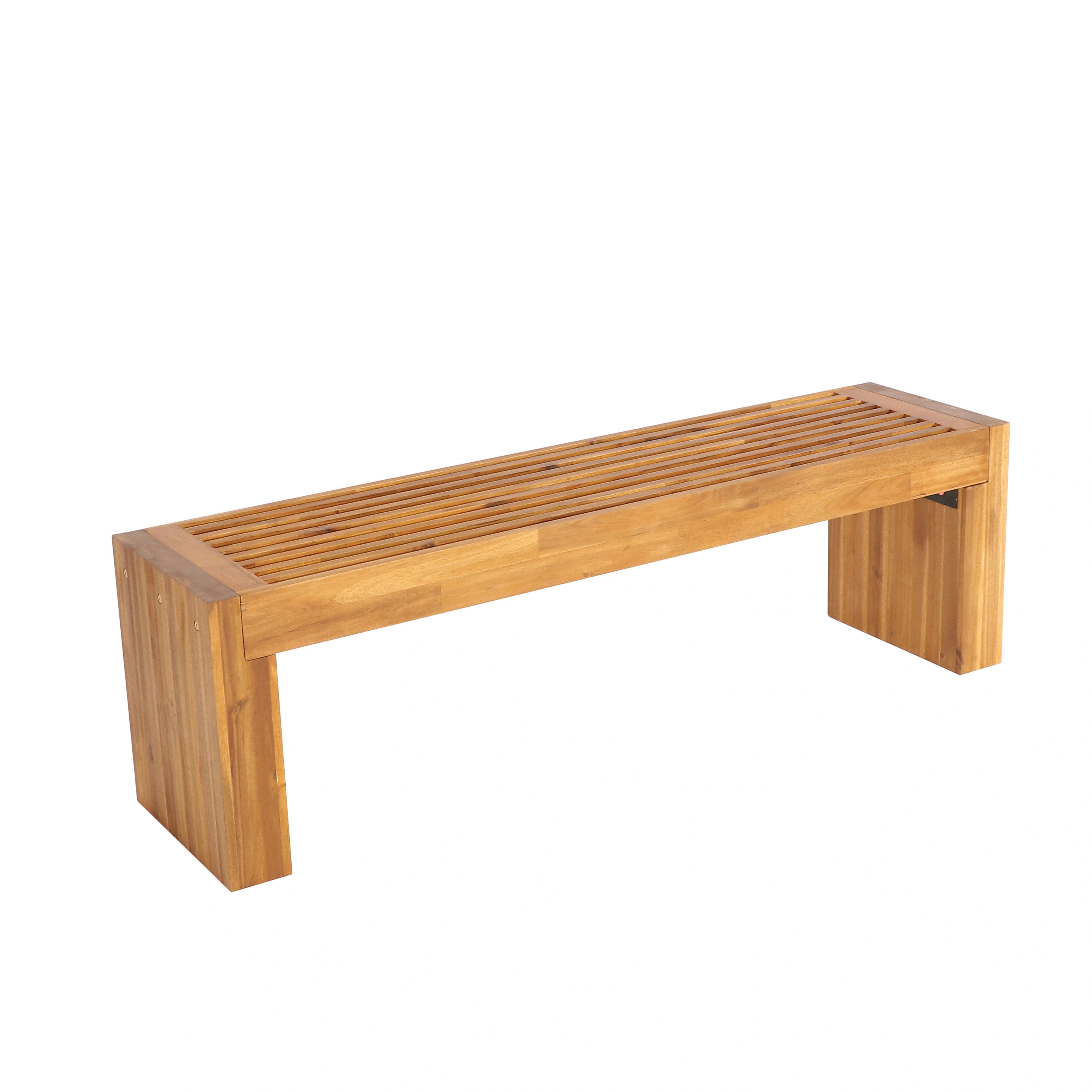 

Eco-Friendly Outdoor Furniture Natural Acacia Wooden Bench With High Quality From Vietnam
