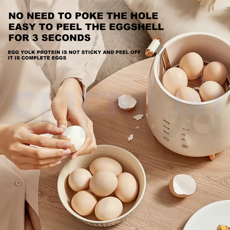 آلة كهربائية متعددة الوظائف لغلي البيض ، آلة تبخير ، آلة تبخير الإفطار ، يمكن حجزها للبيض المسلوق الطري