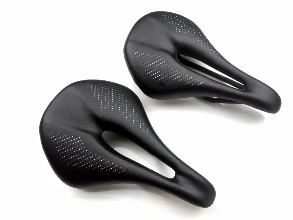 초경량 풀 카본 안장, MTB 및 로드 바이크 안장, 가죽 쿠션, 240-143mm, 155mm
