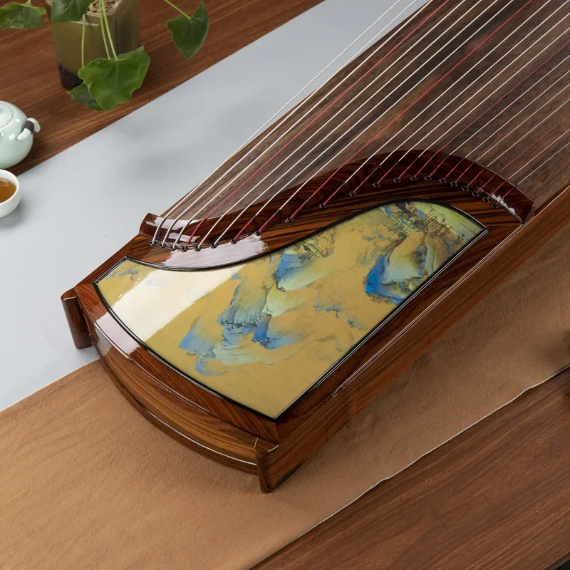 

Hooq Rosewood Guzheng Professional 21 String Chinese Zither for Beginners & Performers