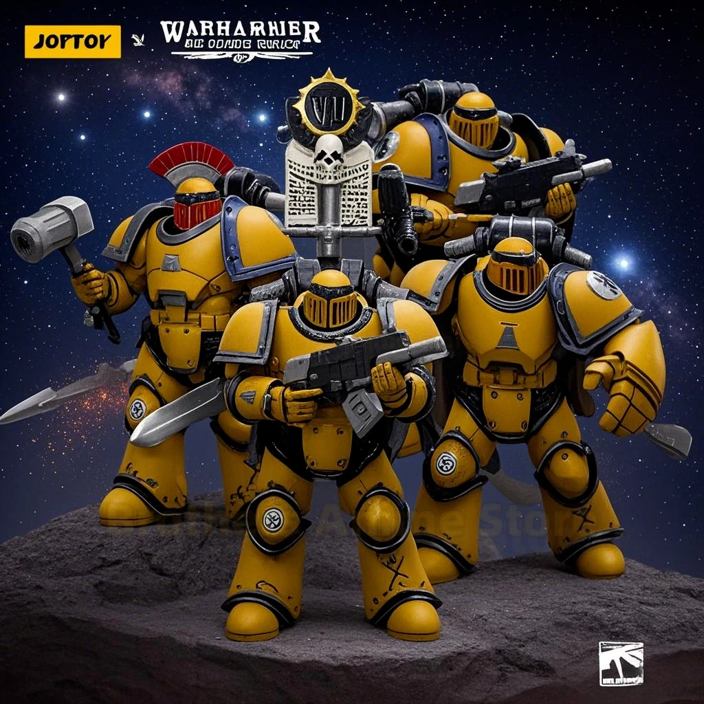 

Joytoy Dark Source Империя Fist MKIII Корпус Тактическая команда Сергеет Четыре движущиеся солдата модель пятна