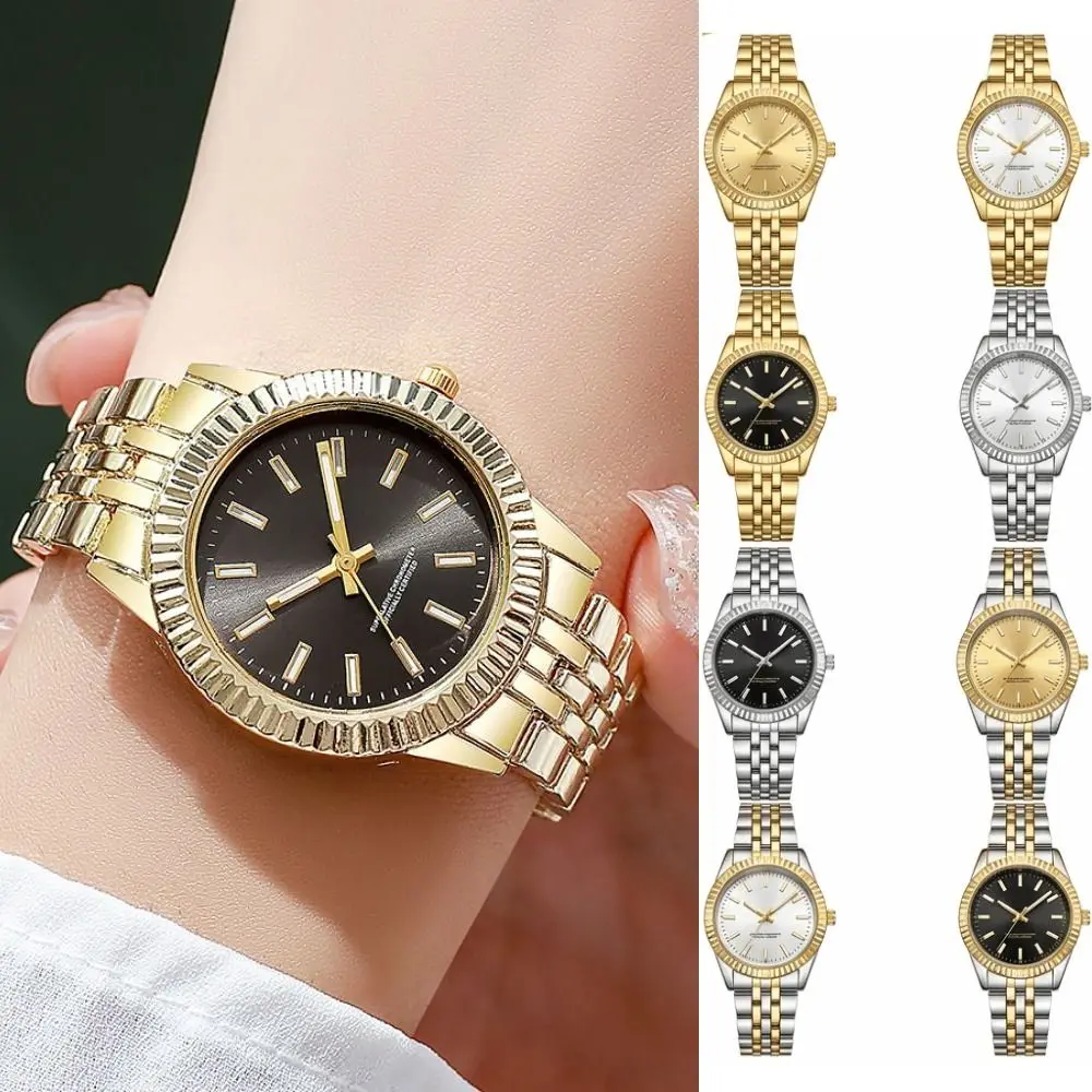 New Stainless Steel Quartz Watches Quartz Simple Women Wristwatch Luxury Gift Business Wrist Decoration Women Girl