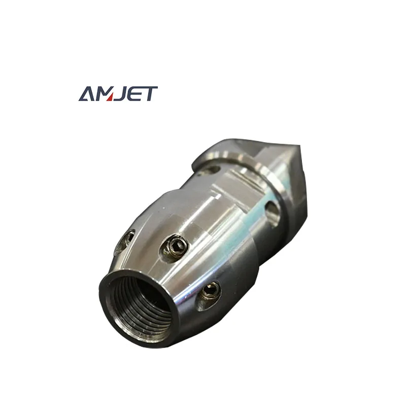 Easy To Handle Rotating Drain Cleaning Stainless Steel Nozzle Cutting Head For Sewer Flushing And Water Pipe Dredging