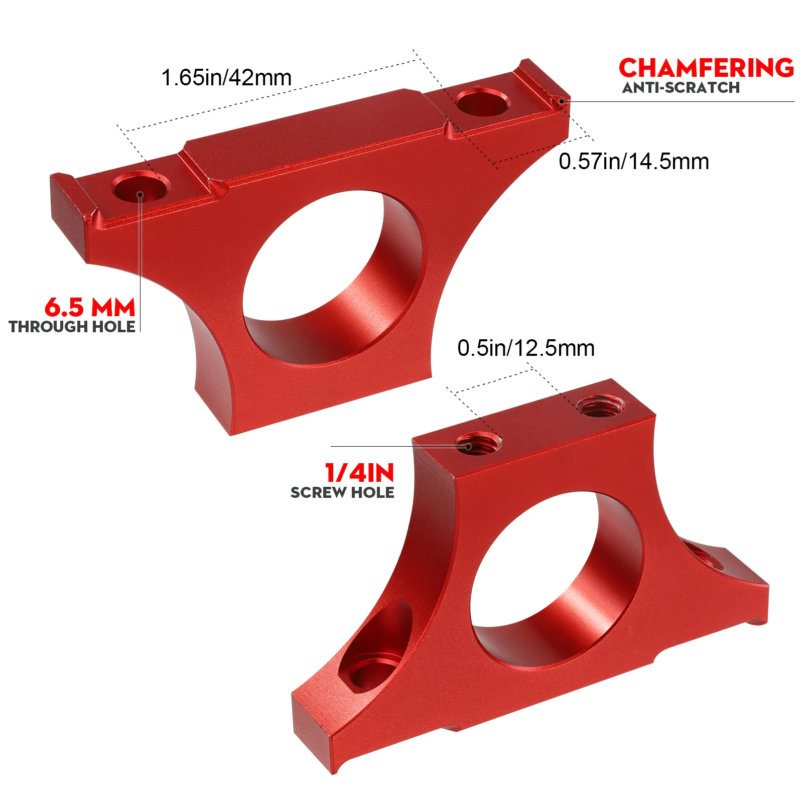 Datyson All-Metal Finder Scope Riser Bracket for Astronomical Telescope