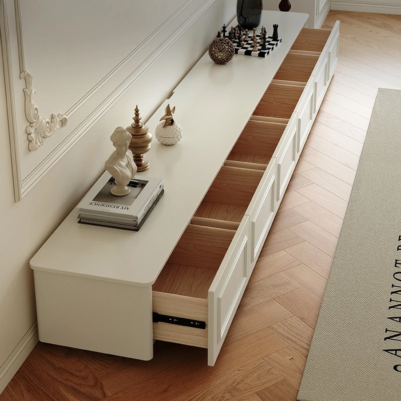 خزانة تلفزيون ريفية مستصلحة من الخشب على الطراز الصناعي قطعة أثاث غرفة المعيشة رف غرفة تلفزيون soportes de #4