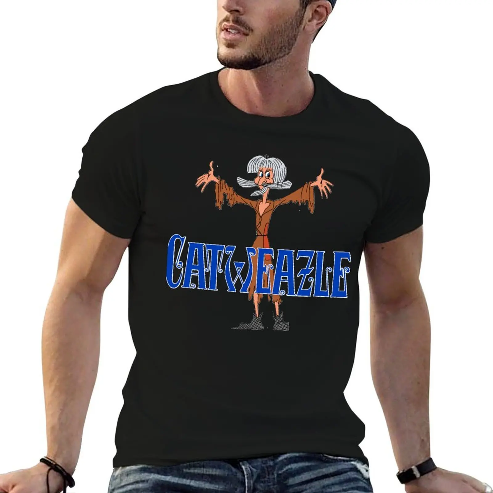 

Catweazle Cartoon and Logo T-Shirt t shirt for man 100 percent cotton men t shirt cotton 100% T-Shirt