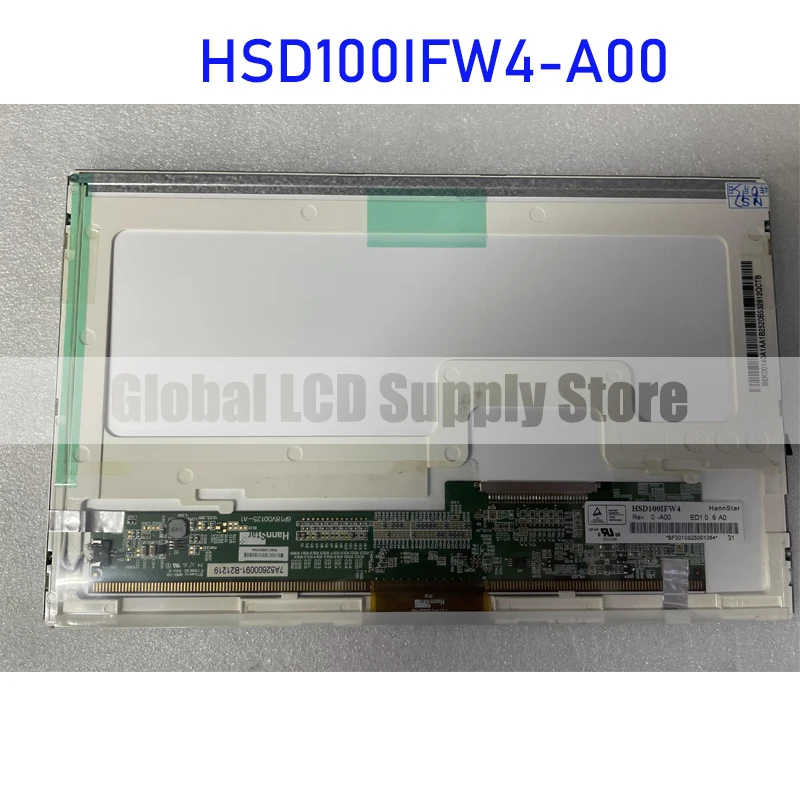 HSD100IFW4-A00 10.1นิ้วแผงจอแสดงผล LCD ของแท้สำหรับ HannStar ตัวเชื่อมต่อ30พินใหม่เอี่ยมส่งเร็วทดสอบ100%