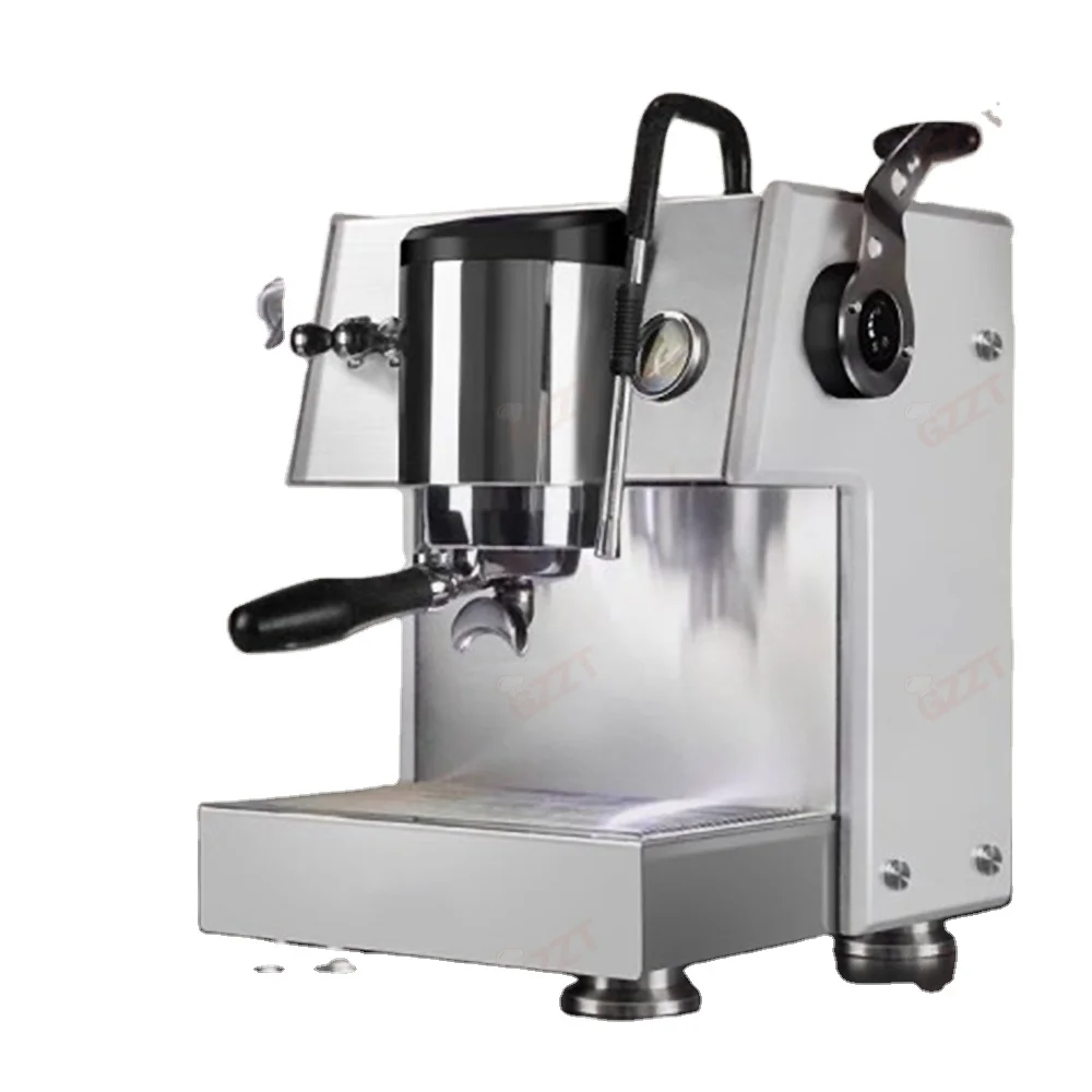 Professional Barista Espresso Maker, LED Light Pre‑Soaking With External OPV Pressure Regulator for Latte Coffee Brewing Tool