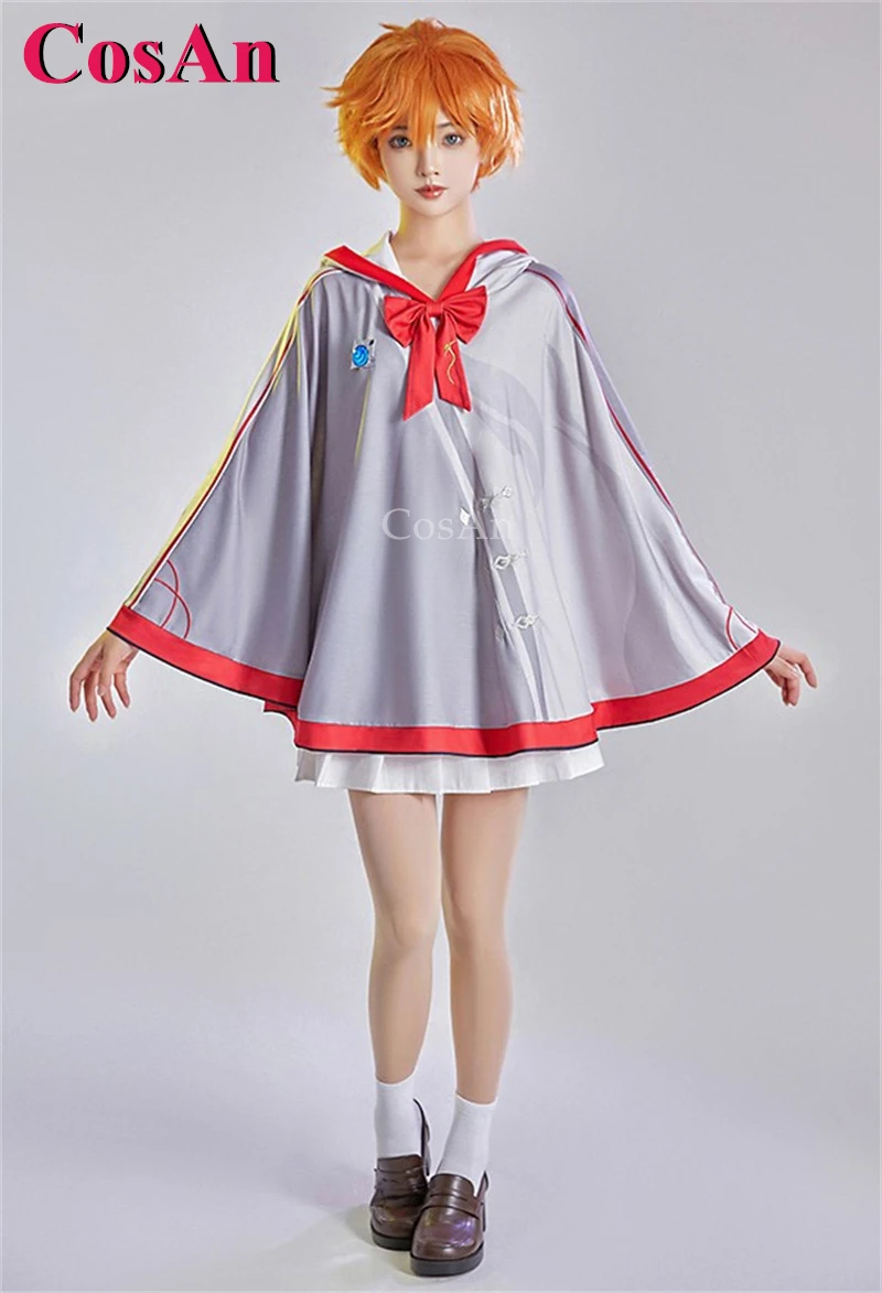 CosAn Game Genshin Impact Tartaglia Cosplay Costumes Fashion Autumn And Winter For Women's Daily Wear Coat Lovely Cloak New S-XL view 3