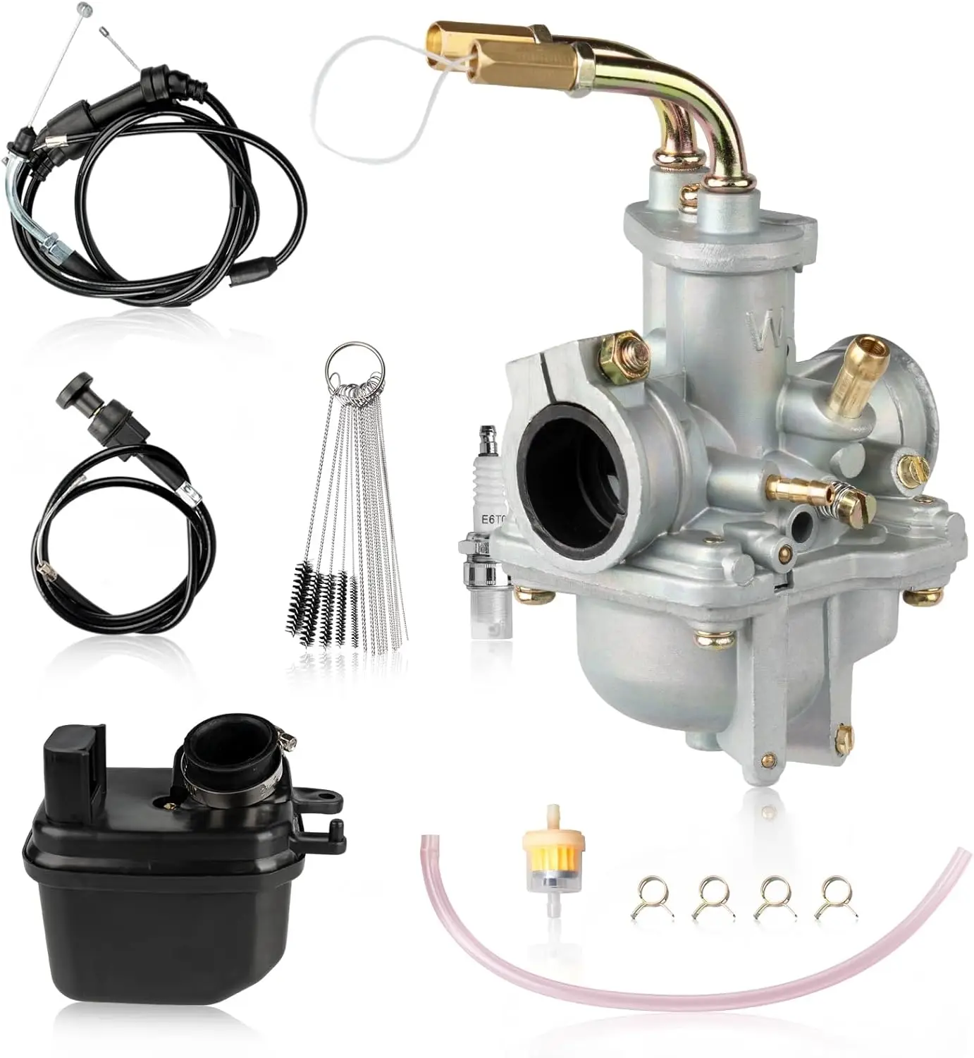 PW50 Carburetor for Yamaha Y-Zinger 50 1981+ and Peewee PW50 1990+, for Yamaha YT60 TRI-ZINGER 1984-1985, Carb with Air Filter