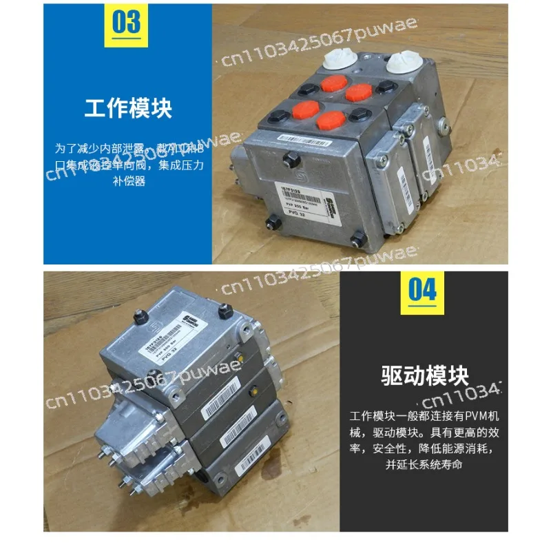 PVG32 hydraulic proportional valve flow ratio distributor